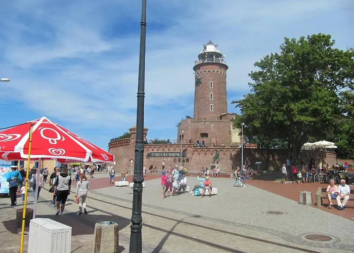 Z Balkonem Przy Latarni 150m Od Morza Apartamento Kołobrzeg